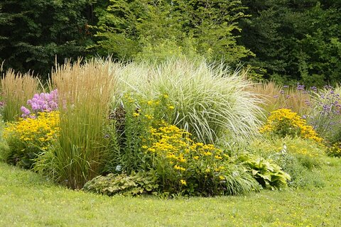 Een tuin met een border idee